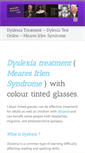 Mobile Screenshot of migraine-dyslexia.com